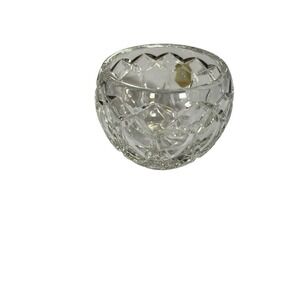Genuine hand cut lead crystal made in Poland candle votive